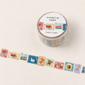 Borderless Die-Cut Masking Tape: Postage Stamp