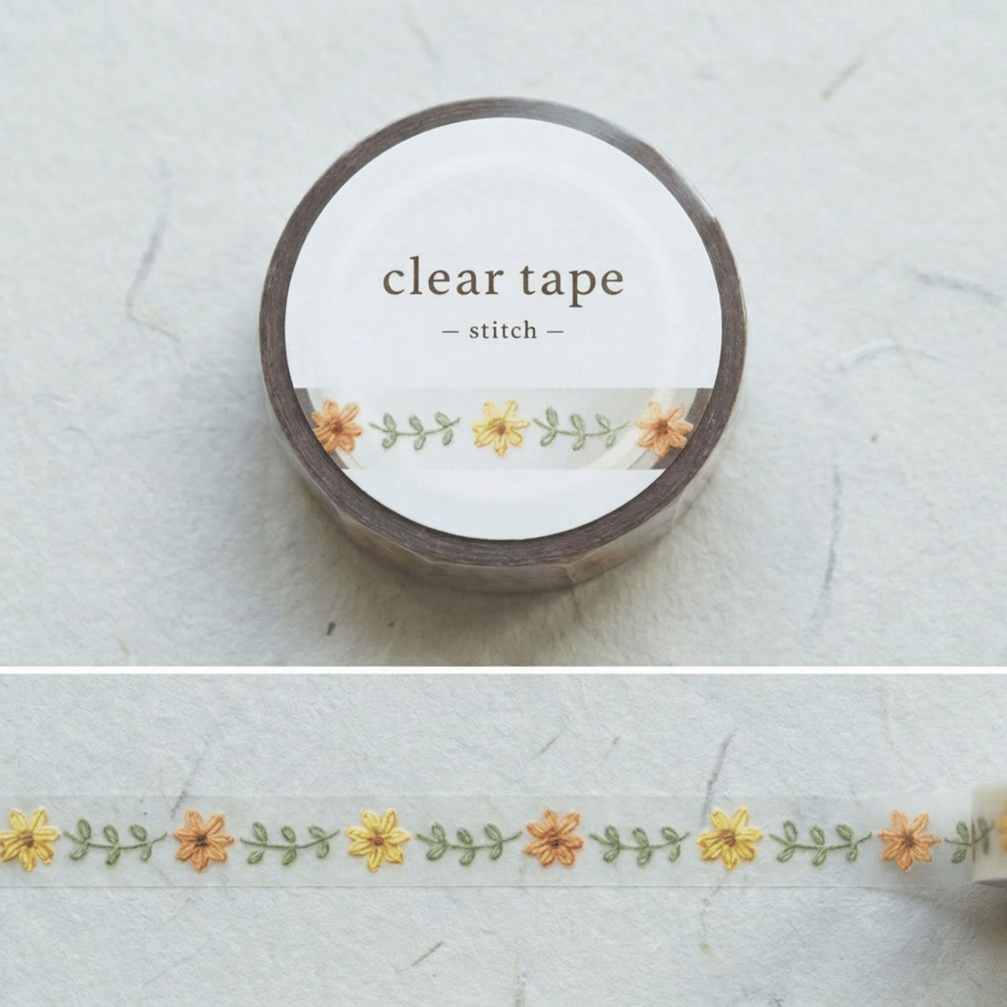 Clear Tape: Stitch Flower 2 (7 mm)