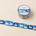 Vivid Colour Die-Cut Masking Tape: Swan