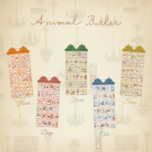 Animal Butler Sticker: Bear