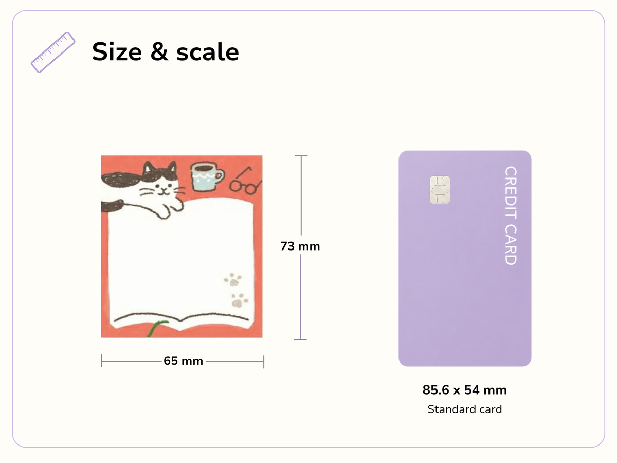 Size and scale image for Hitokoto Sticky Notes: Jamanayanko