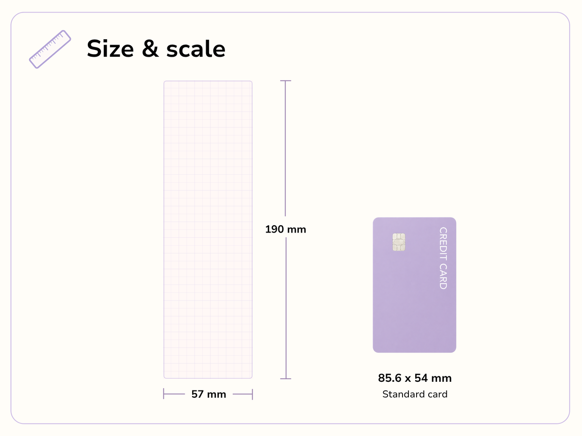 Size and scale image for Kamon Japanese-Style Sticker