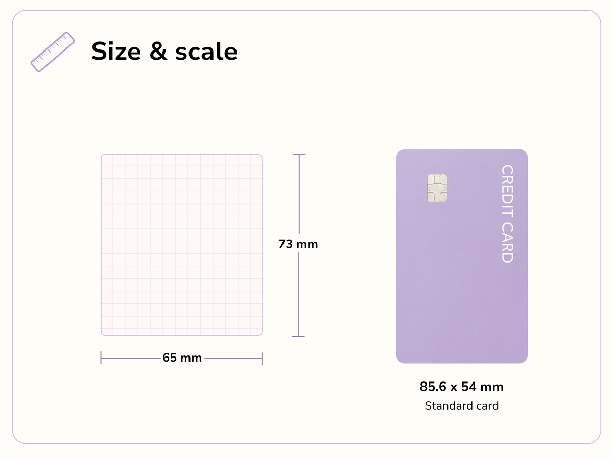Size and scale image for Hitokoto Sticky Notes: Clover